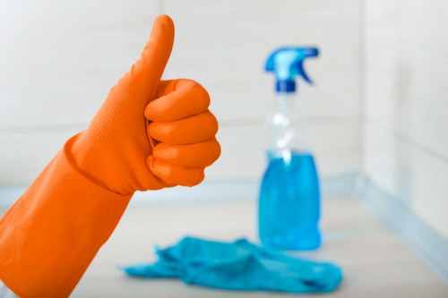 Cleaner workplace carpet improving indoor air quality
